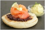 blinis au poisson