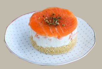Cheesecake au saumon