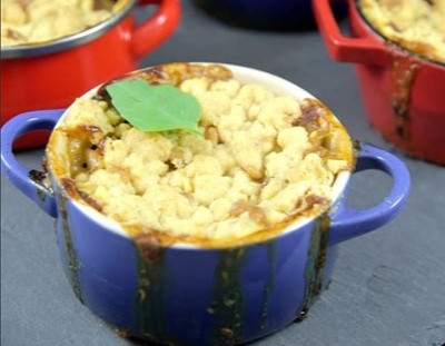 Crumble aux légumes du soleil